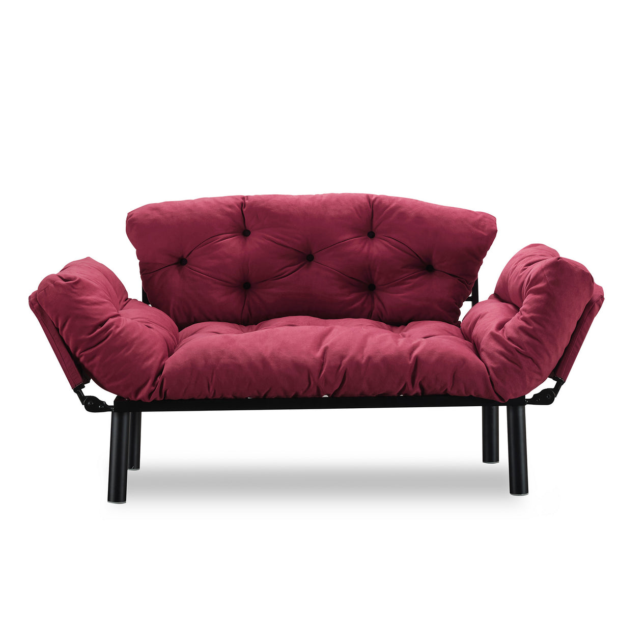 2-seater sofa bed Nitta Maroon