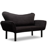 2-seater sofa bed chatto black