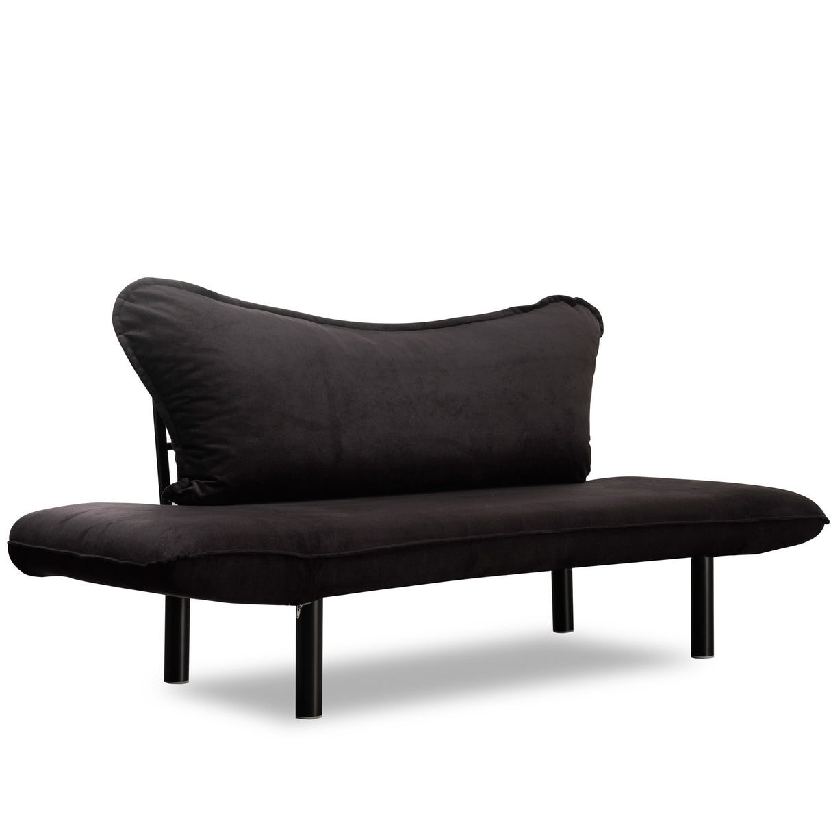 2-seater sofa bed chatto black