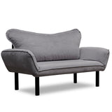 2-seater sofa bed chatto gray