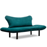 2-seater sofa bed Chatto Petrol blue