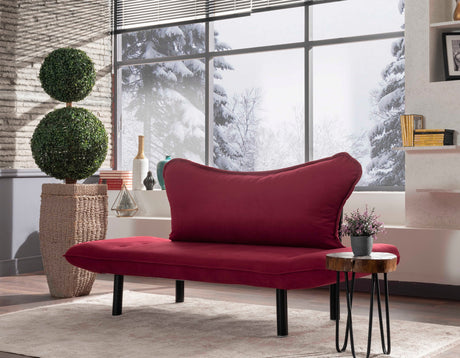 2-seater sofa bed Chatto Maroon