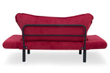 2-seater sofa bed Chatto Maroon