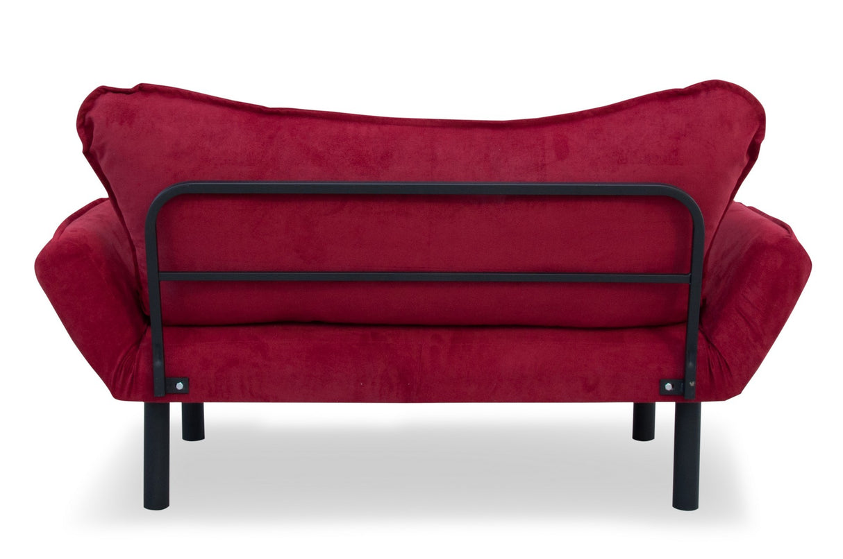 2-seater sofa bed Chatto Maroon