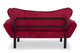 2-seater sofa bed Chatto Maroon