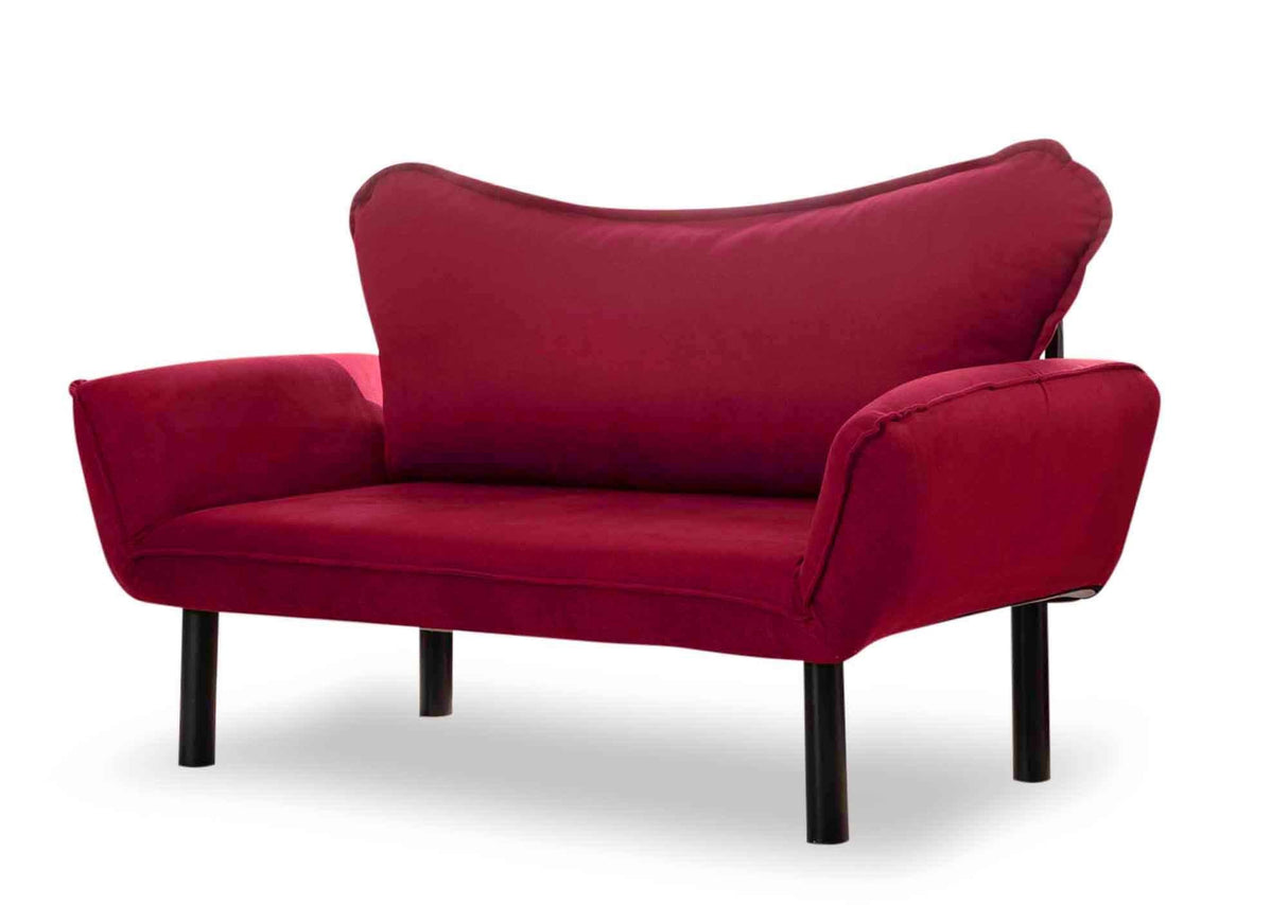 2-seater sofa bed Chatto Maroon