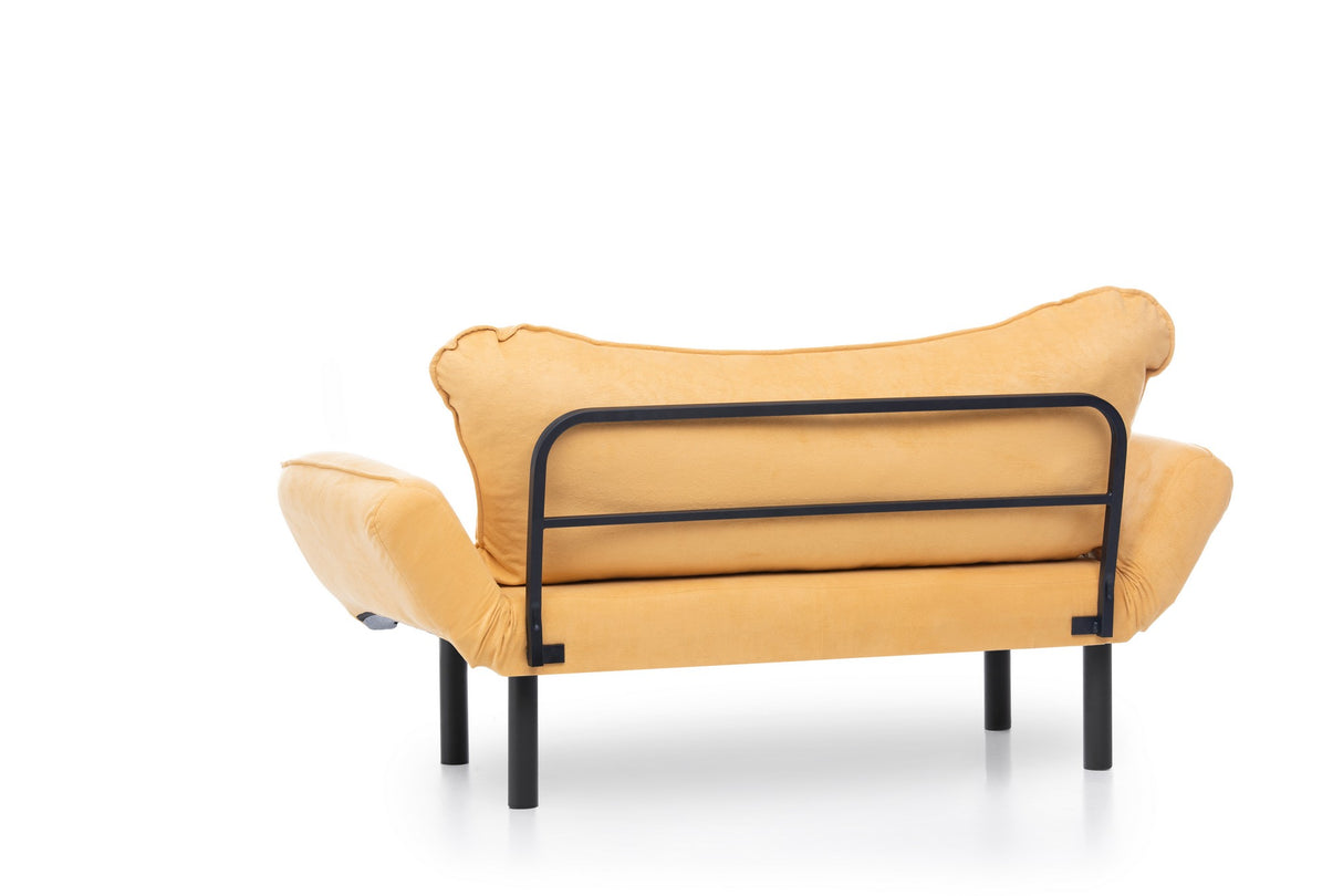 2-seater sofa bed Chatto Mustard