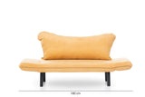 2-seater sofa bed Chatto Mustard