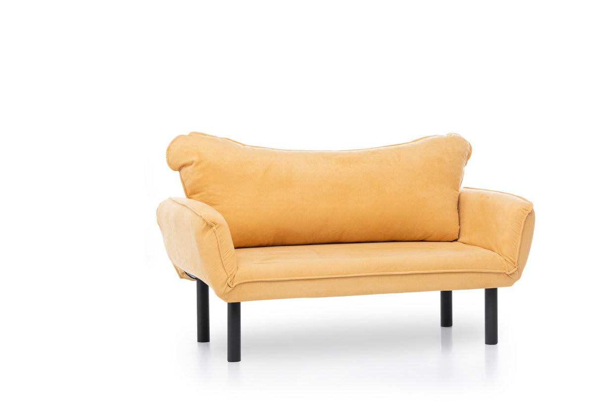 2-seater sofa bed Chatto Mustard