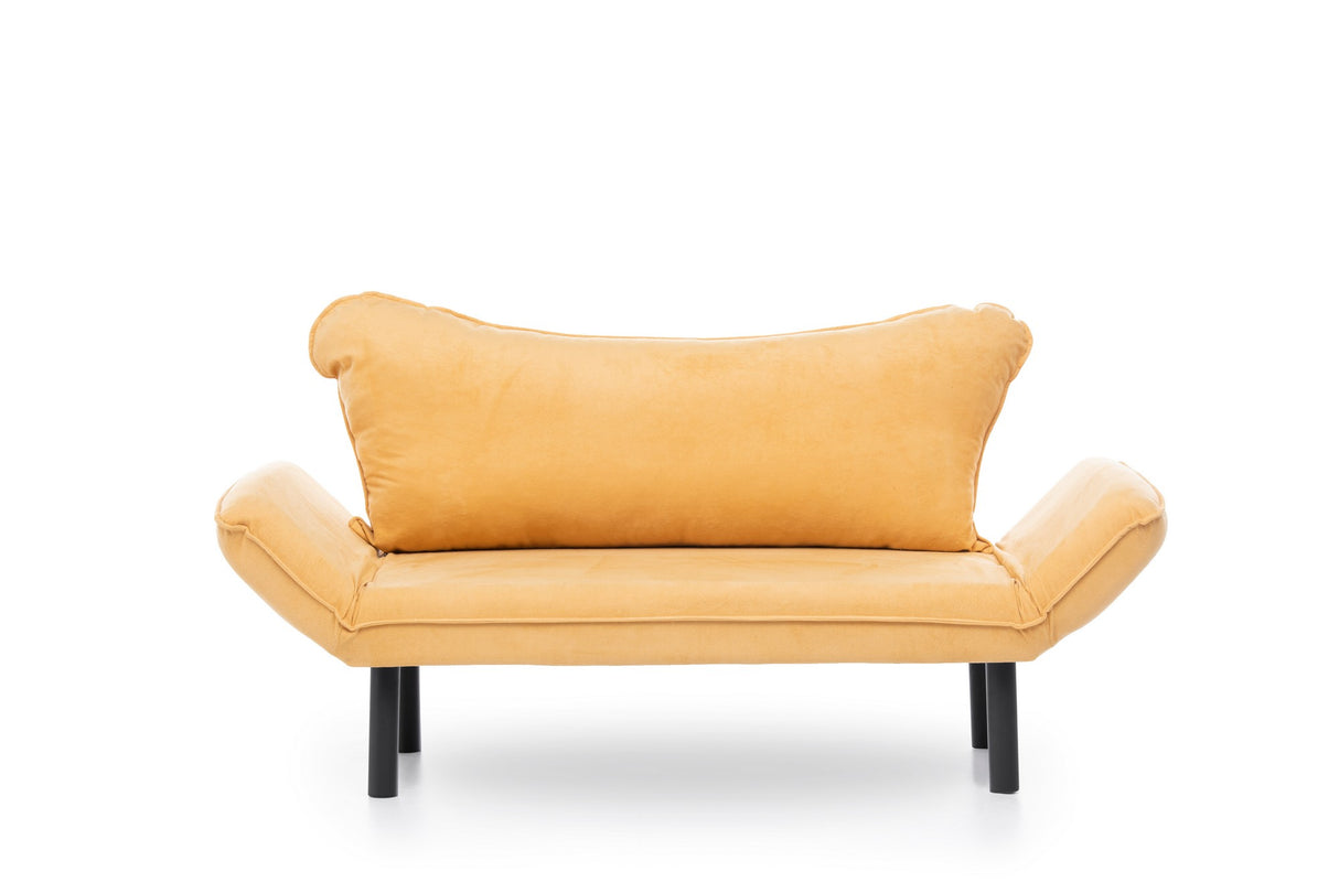 2-seater sofa bed Chatto Mustard