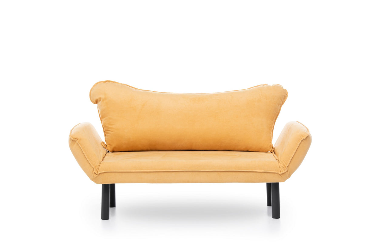 2-seater sofa bed Chatto Mustard