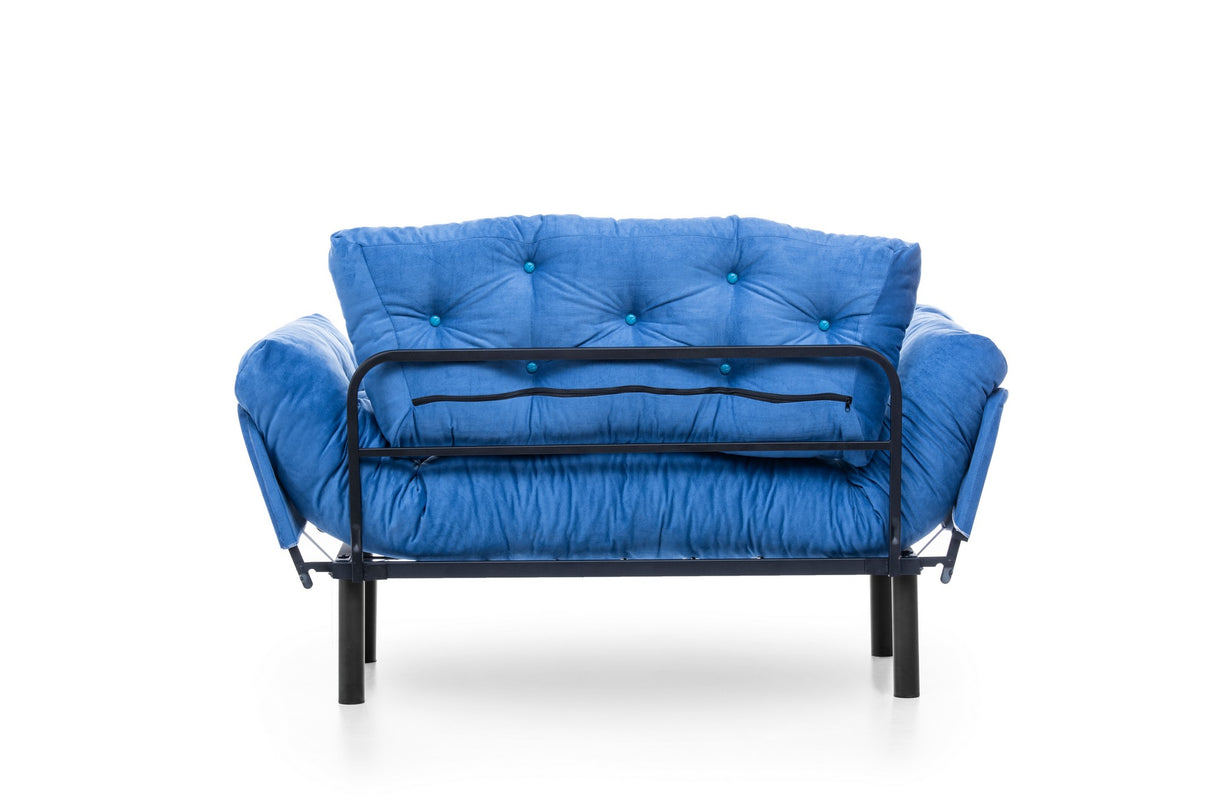 2-seater sofa bed Nitta blue