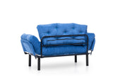 2-seater sofa bed Nitta blue