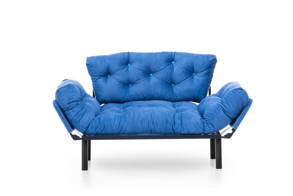 2-seater sofa bed Nitta blue