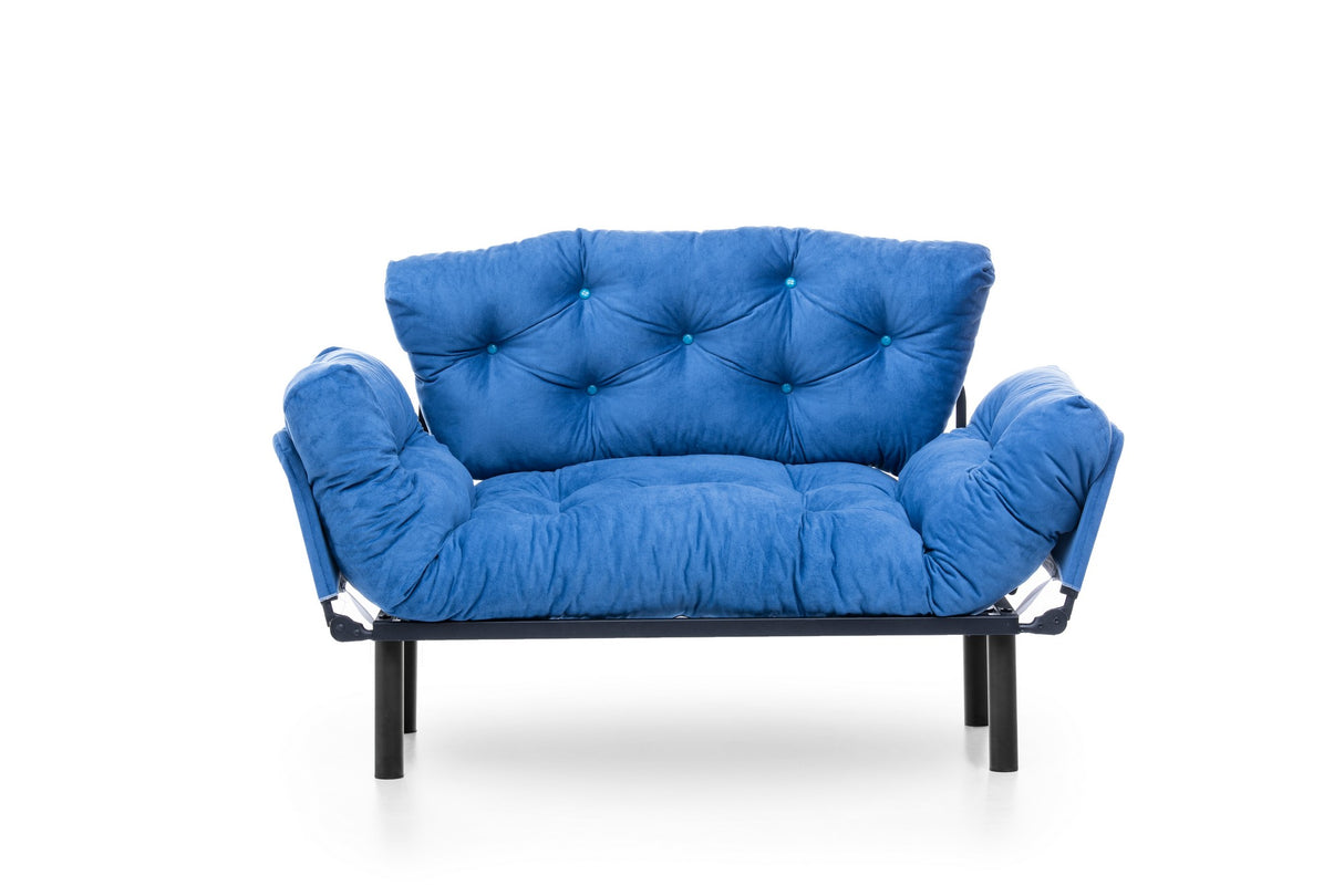 2-seater sofa bed Nitta blue