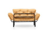 2-seater sofa bed Nitta Mustard