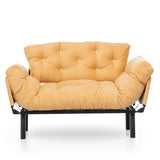 2-seater sofa bed Nitta Mustard