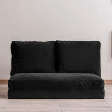 2-seater sofa bed taida black