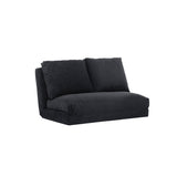 2-seater sofa bed taida black