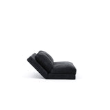 2-seater sofa bed taida black