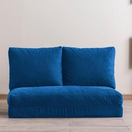 2-seater sofa bed taida blue