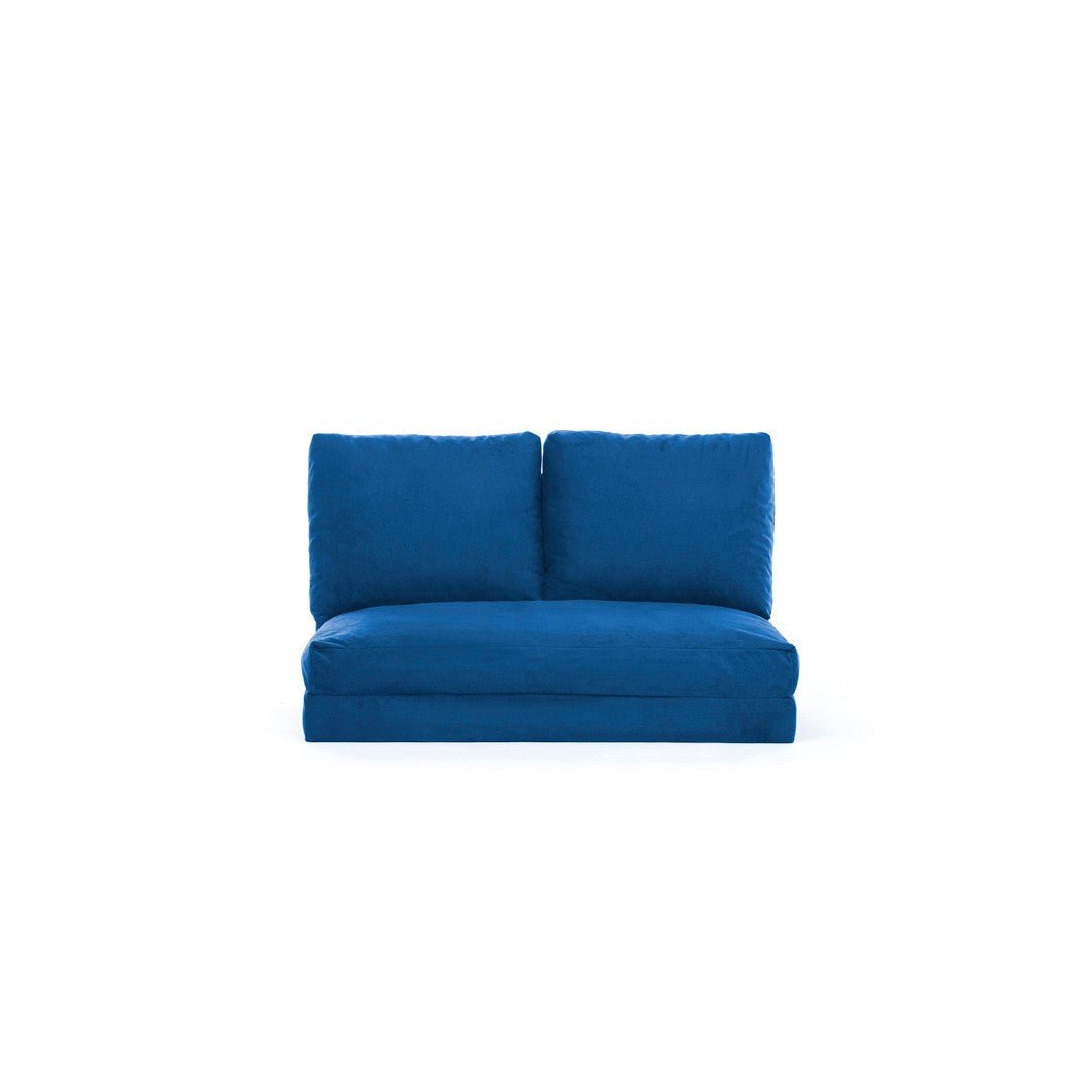 2-seater sofa bed taida blue