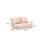 2-seater sofa bed taida cream