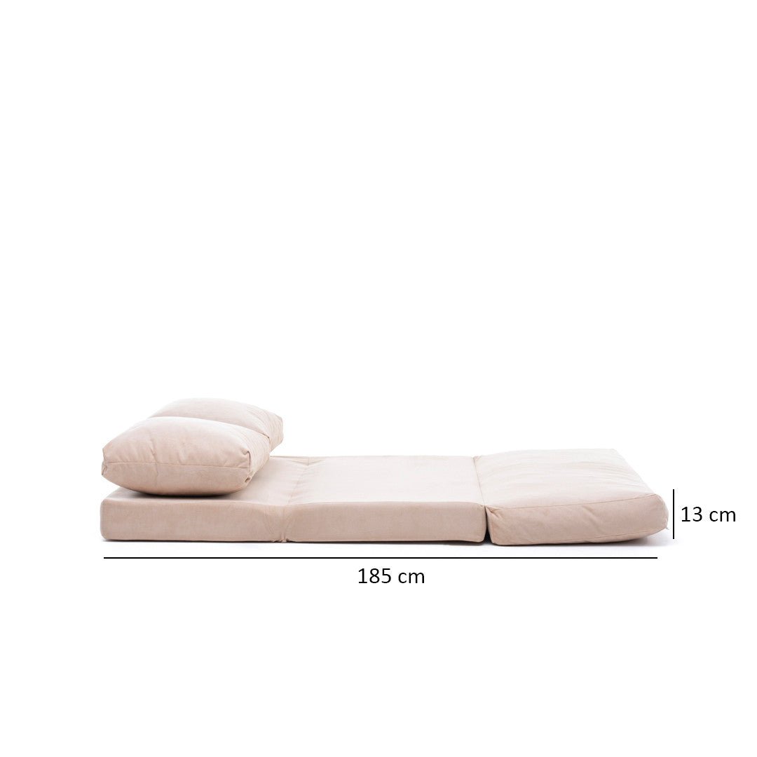 2-seater sofa bed taida cream