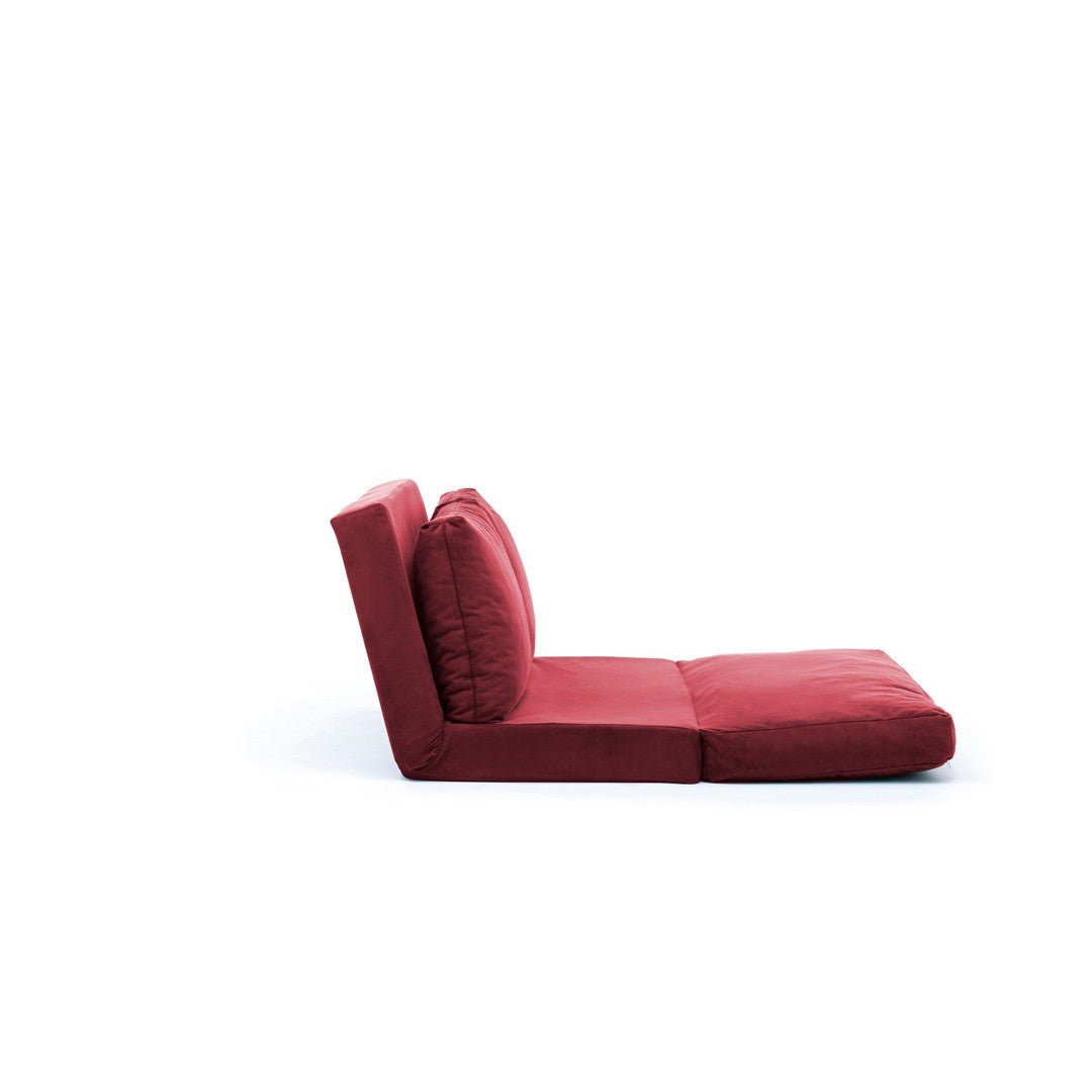 2-seater sofa bed taida maroon