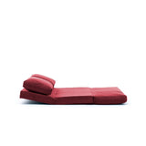 2-seater sofa bed taida maroon