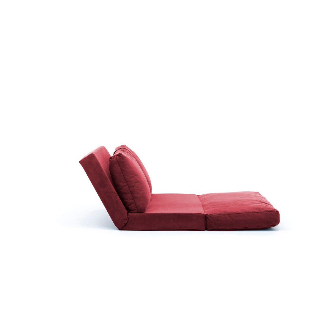 2-seater sofa bed taida maroon