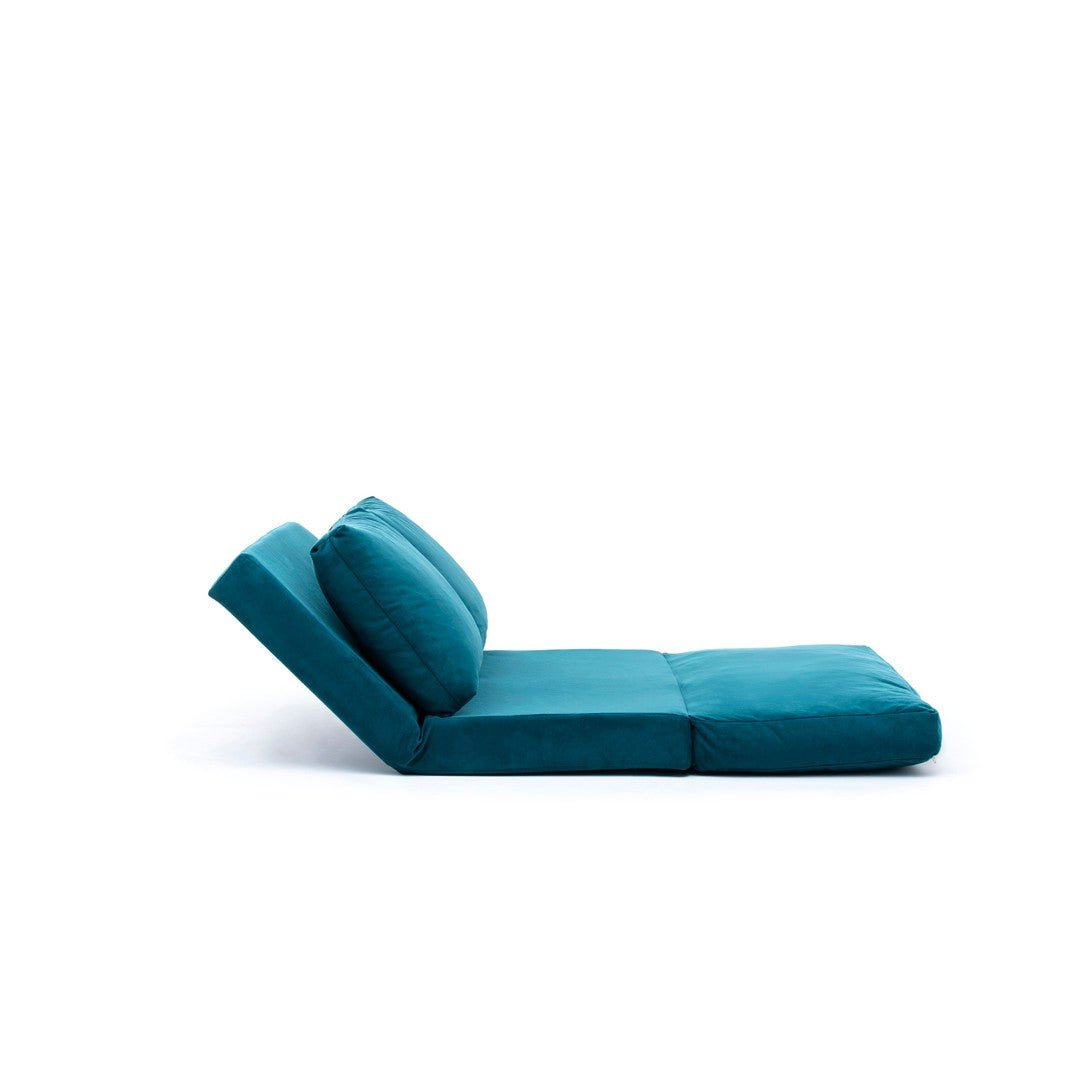 2-seater sofa bed taida petrol green