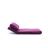 2-seater sofa bed Taida Purple