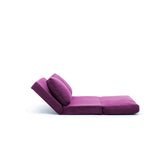 2-seater sofa bed Taida Purple