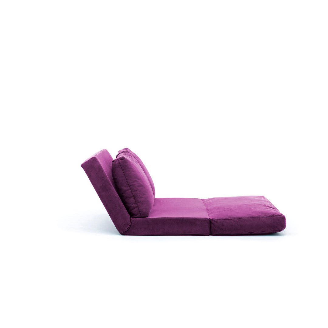 2-seater sofa bed Taida Purple