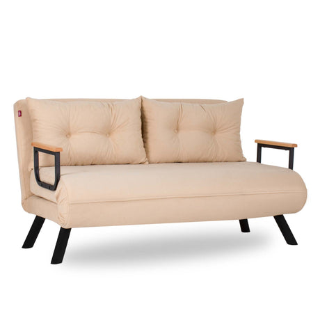 2-seater sofa bed Sando cream