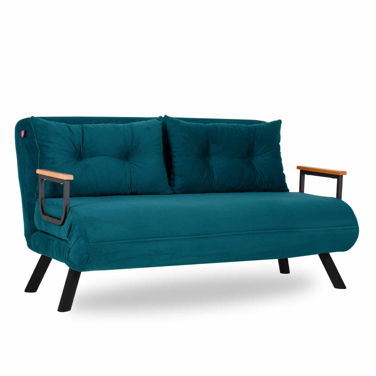 2-seater sofa bed Sando Petrol Green