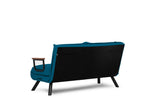 2-seater sofa bed Sando Petrol Green