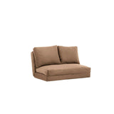 2-seater sofa bed taida light brown