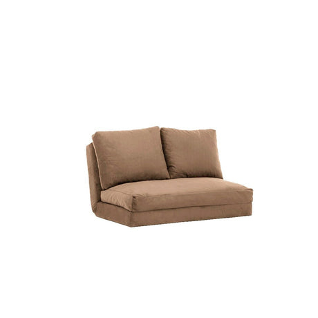 2-seater sofa bed taida light brown