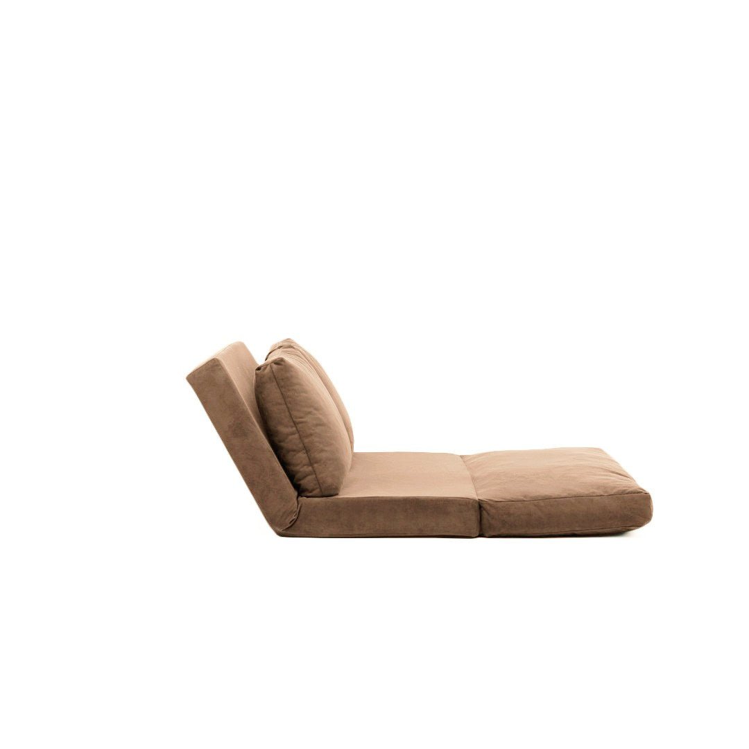 2-seater sofa bed taida light brown