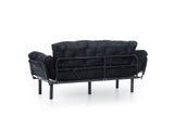 3-seater sofa bed Nitta Triple Black