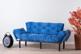 3-seater sofa bed Nitta Triple Blauw