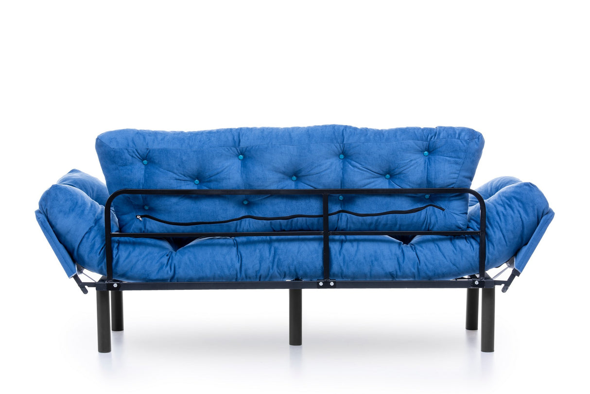 3-seater sofa bed Nitta Triple Blauw