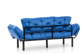 3-seater sofa bed Nitta Triple Blauw