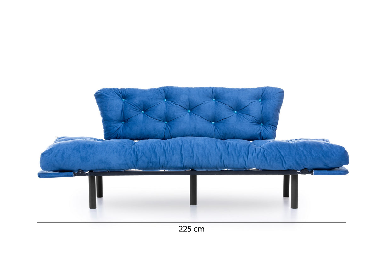 3-seater sofa bed Nitta Triple Blauw