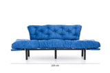 3-seater sofa bed Nitta Triple Blauw