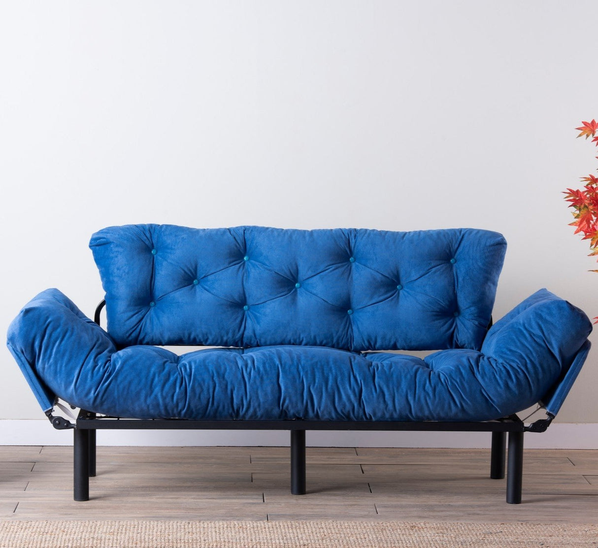 3-seater sofa bed Nitta Triple Blauw