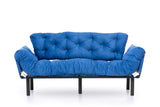 3-seater sofa bed Nitta Triple Blauw