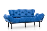 3-seater sofa bed Nitta Triple Blauw